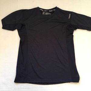 Reebok mens sports t-shirt, dark gray, small